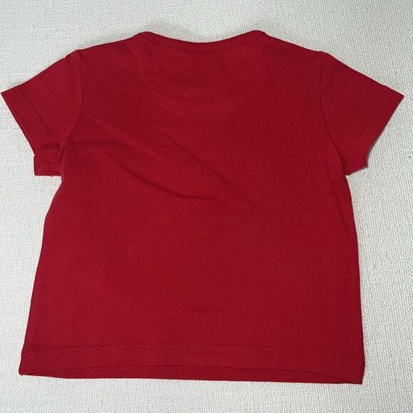 BURBERRY RED BABY TEE - 6M - Picture 3 of 3